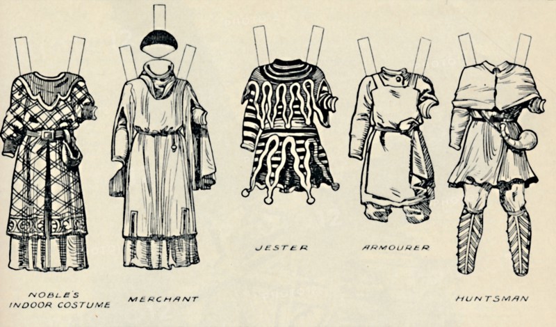 'The Gallery of Historic Costume: The Dresses Worn in the Days of Richard I', c1934. Artist: Unknown.