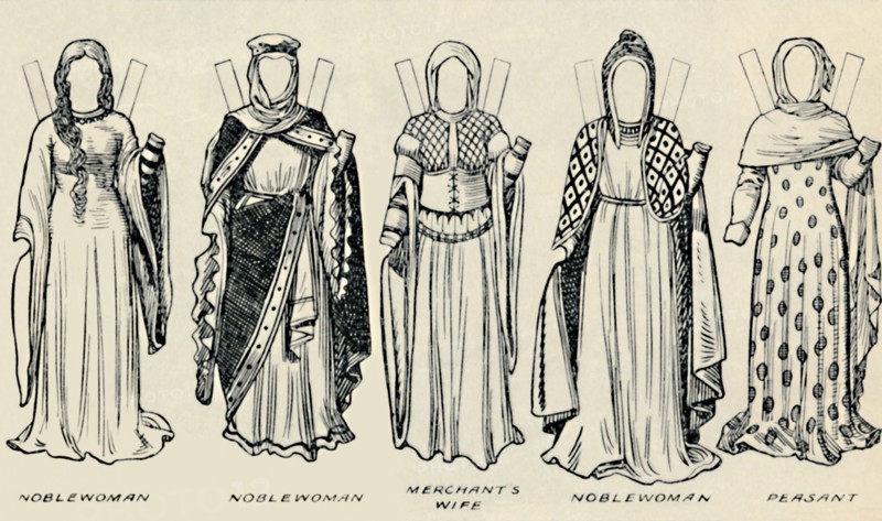 'The Gallery of Historic Costume: The Dresses Worn in the Days of Richard I', c1934. Artist: Unknown.