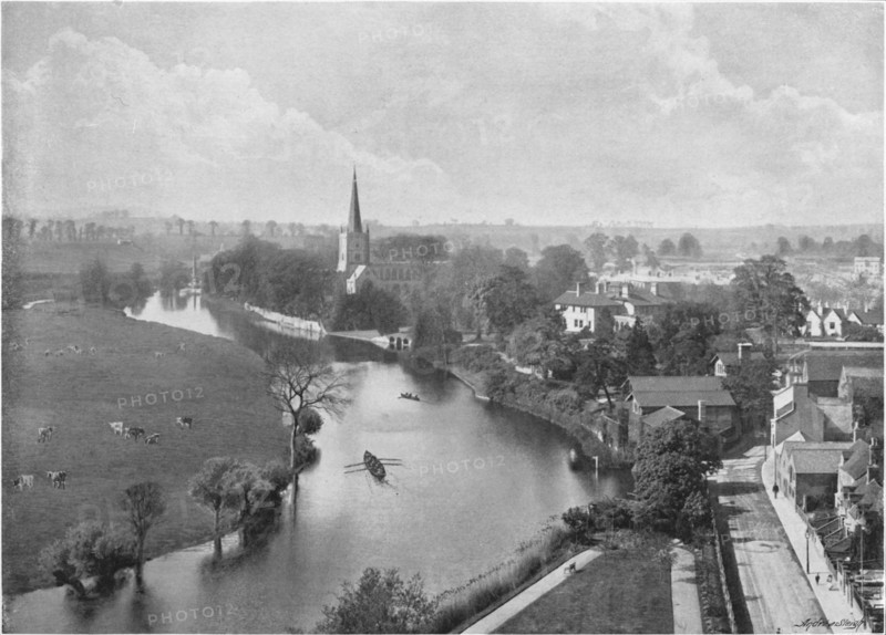 'Stratford-on-Avon', c1896. Artist: Harvey Barton.