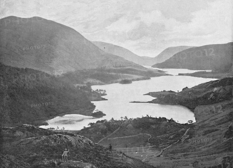 'Thirlmere and Helvellyn', c1896. Artist: Green Brothers.