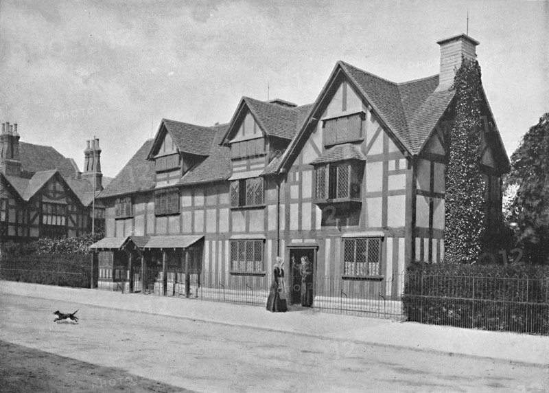 'Shakespeare's House, Stratford-On-Avon', c1896. Artist: Harvey Barton.