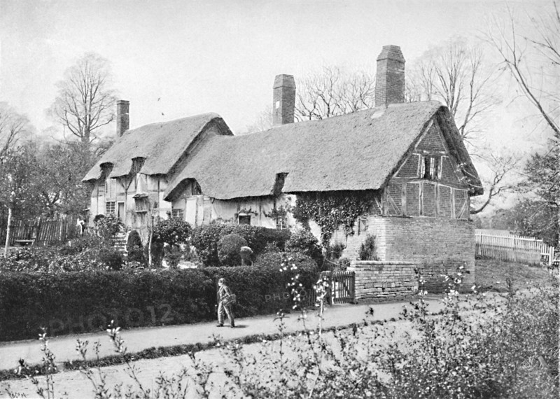 'Anne Hathaway's Cottage', c1896. Artist: Harvey Barton.