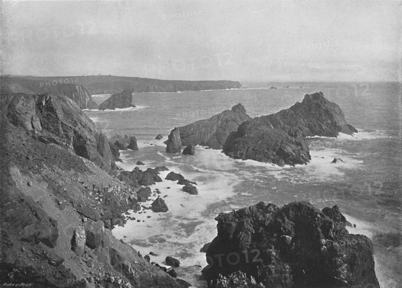 'Old Lizard Head and Kynance Cove', c1896. Artist: Frith & Co.