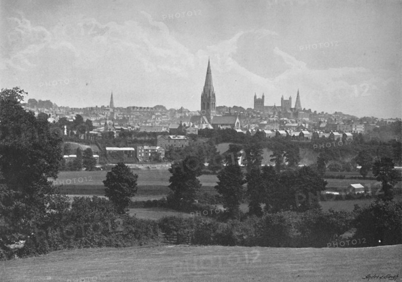 'Exeter, from Barley', c1896. Artist: Denney & Co.