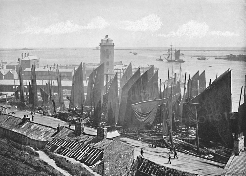 'Low Light, North Shields', c1896. Artist: M Aunty.