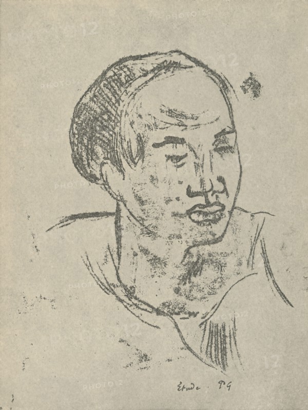 'Study', 1936. Artist: Paul Gauguin.