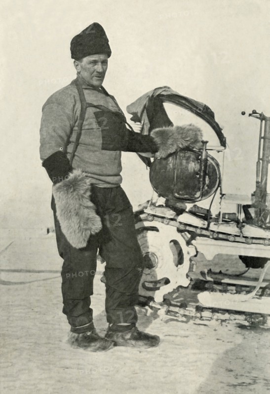 'Chief Stoker Lashly (Who received the Albert Medal)', 1911, (1913). Artist: Herbert Ponting.