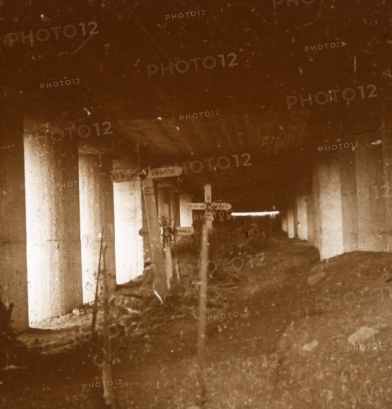Bayonet Trench, Verdun, northern France, c1916-c1918.  Artist: Unknown.