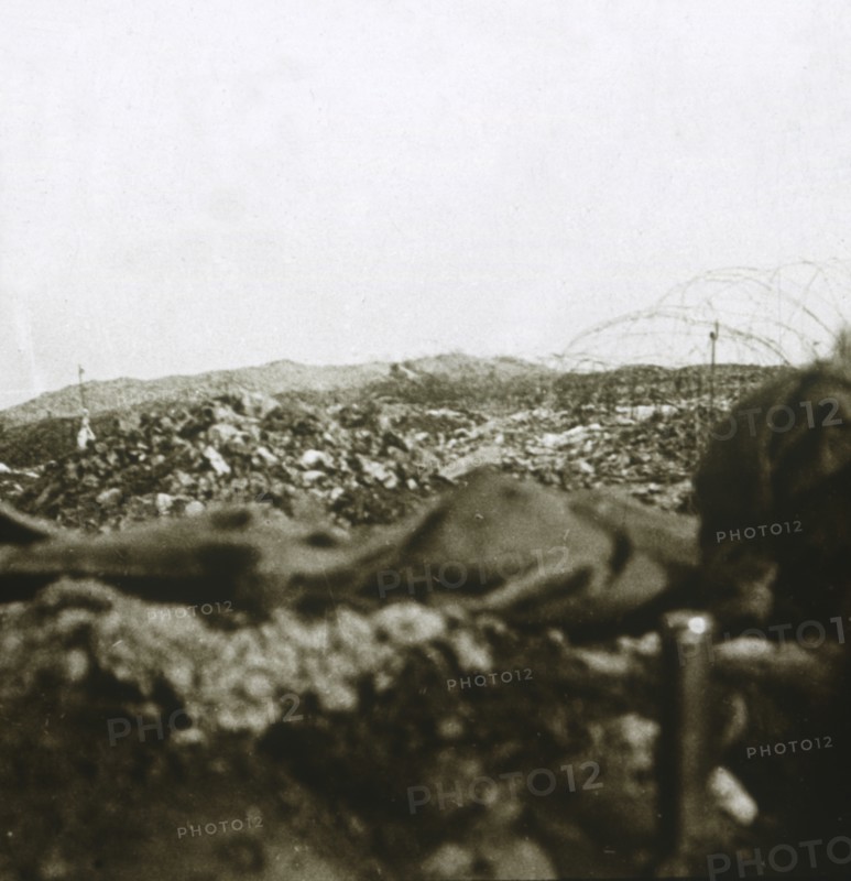 The summit, Les Éparges, northern France, c1914-c1918.  Artist: Unknown.