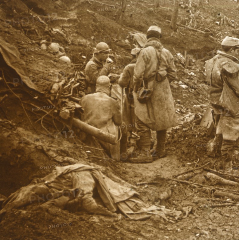Les Éparges, northern France, 1915. Artist: Unknown.