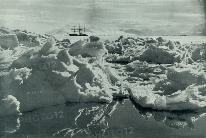 'The 'Terra Nova' in McMurdo Sound', c1910?1913, (1913). Artist: Herbert Ponting.