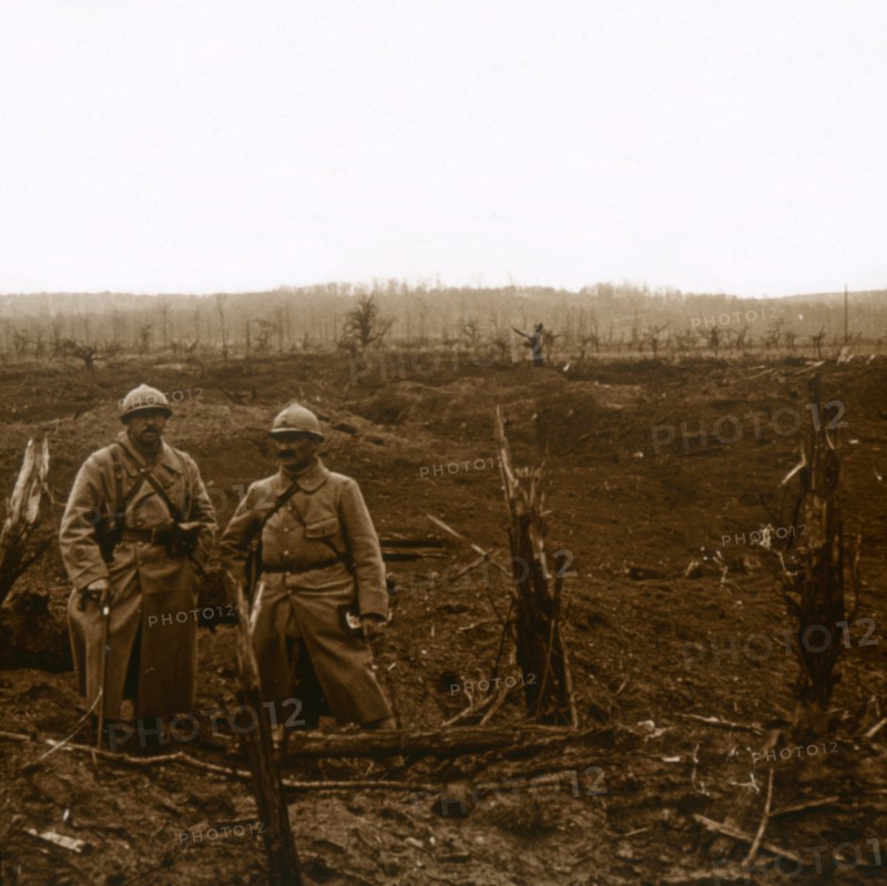 Towards La Malmaison, northern France, c1914-c1918.  Artist: Unknown.