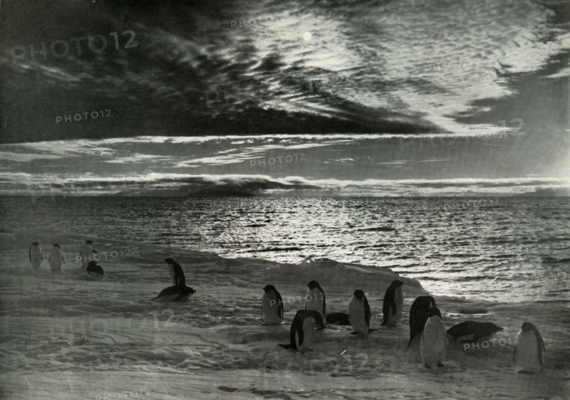 'The Midnight Sun in McMurdo Sound', c1910?1913, (1913). Artist: Herbert Ponting.