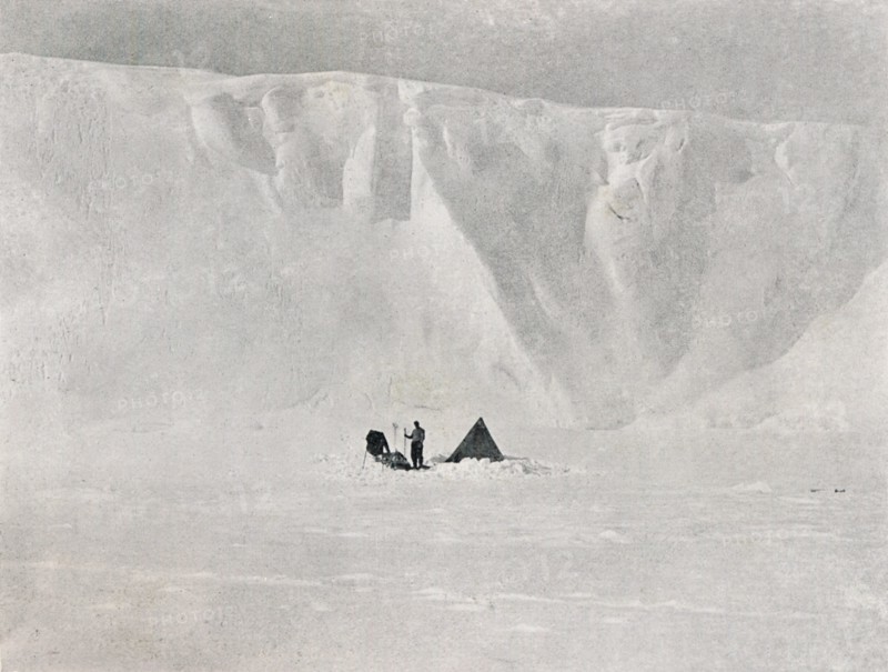 'Dugdale Glacier', c1911, (1913).  Artist: G Murray Levick.