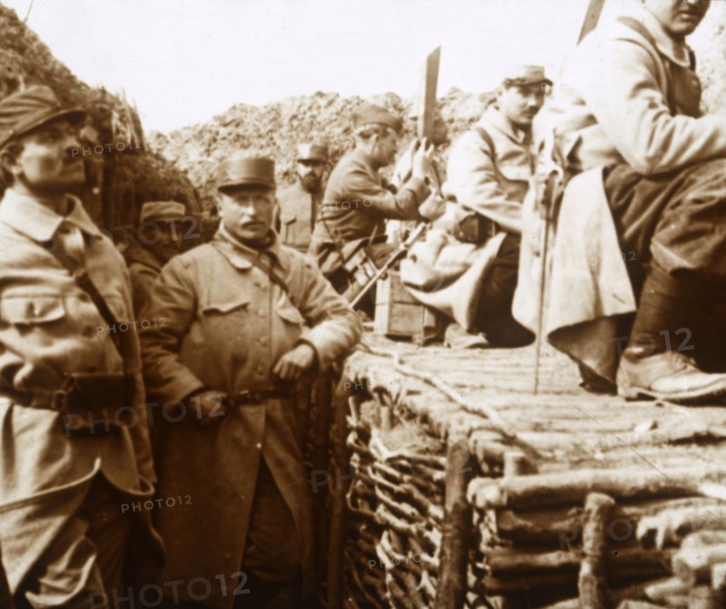 Marteau trenches, Carency, northern France, c1914-c1918.  Artist: Unknown.