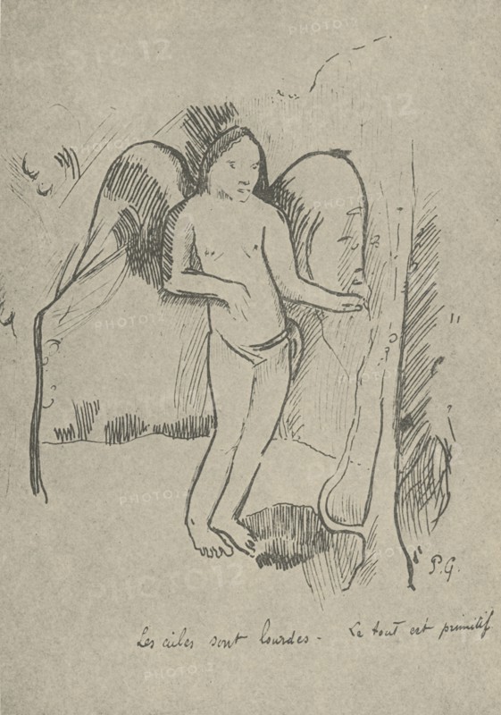 'The Wings are Heavy', 1936. Artist: Paul Gauguin.