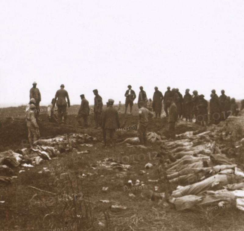 After the attack, Dompierre, Northern France, c1914-c1918. Artist: Unknown.
