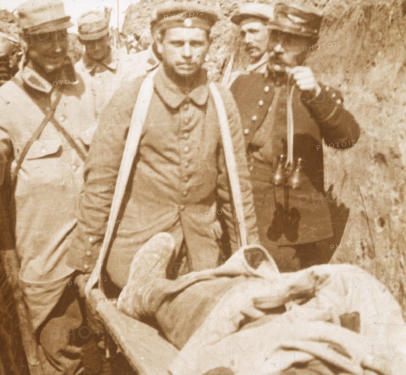 Sidi-Brahim trenches, Carency, northern France, c1914-c1918. Artist: Unknown.