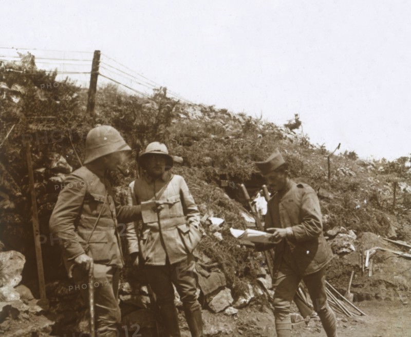 Front line towards Monastir, Serbia, c1916. Artist: Unknown.