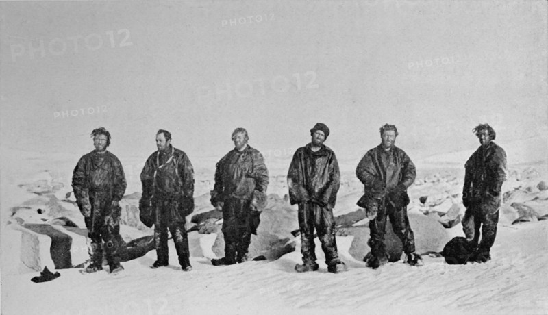 'Group After Winter in Igloo', 1912, (1913). Artist: G Murray Levick.