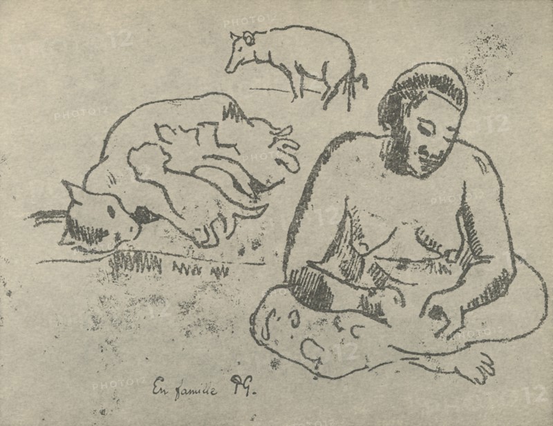 'At Home', 1936. Artist: Paul Gauguin.