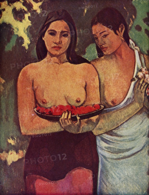 'Tahitiennes Au Mango', 1936. Artist: Paul Gauguin.