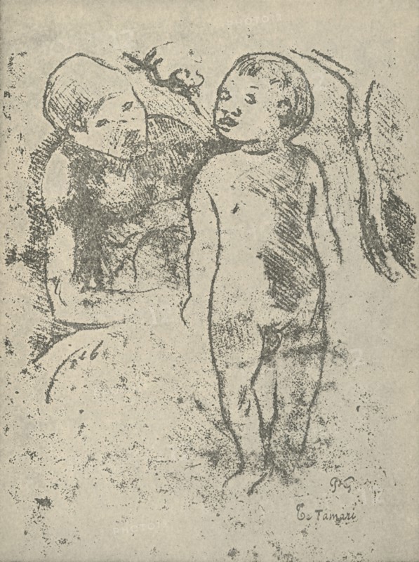 'Te Tamari', 1936. Artist: Paul Gauguin.