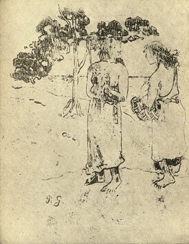 'Drawing', 1936. Artist: Paul Gauguin.