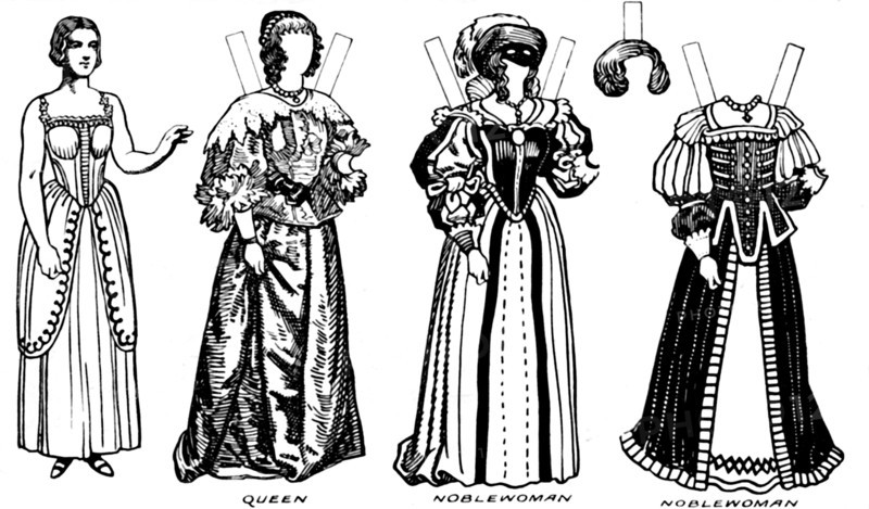 'The Great Gallery of Historic Costume: Some Dresses of Charles The First's Time, c1934. Artist: Unknown.
