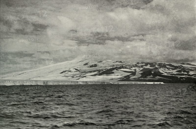 'The Barrier and Mount Terror', c1910?1913, (1913). Artist: Herbert Ponting.