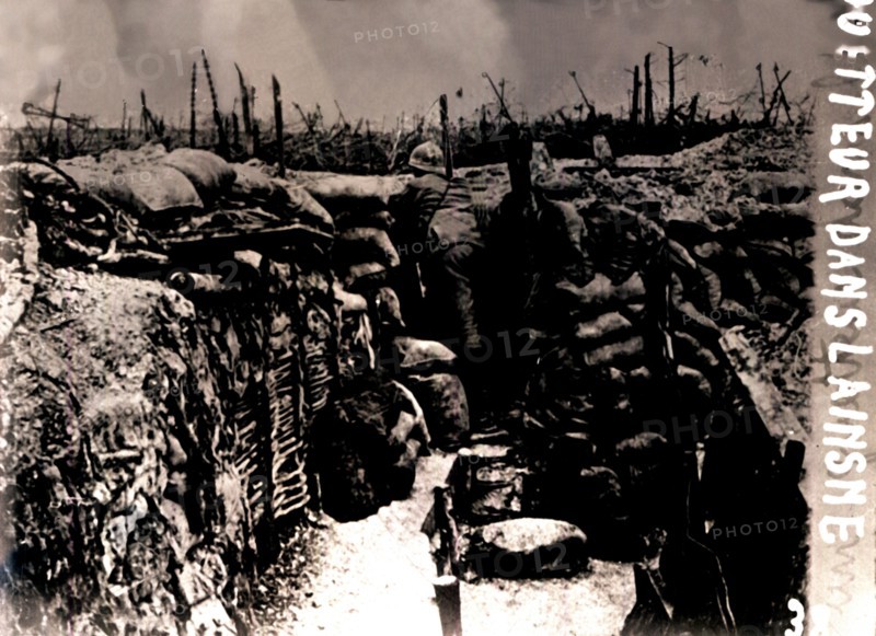 Look-out post, France, c1914-c1918. Artist: Unknown.