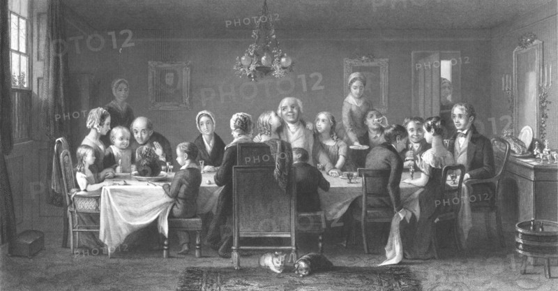 'The Christmas Pudding', c1860s. Artist: William Ridgway.