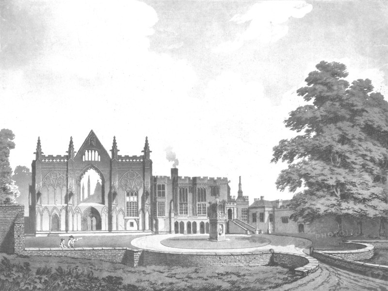 Newstead Abbey, Nottinghamshire, 18th century. Artist: Unknown.
