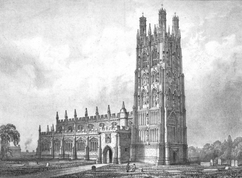 Wrexham Church, Denbighshire, north Wales, 19th century. Artist: W Crane.