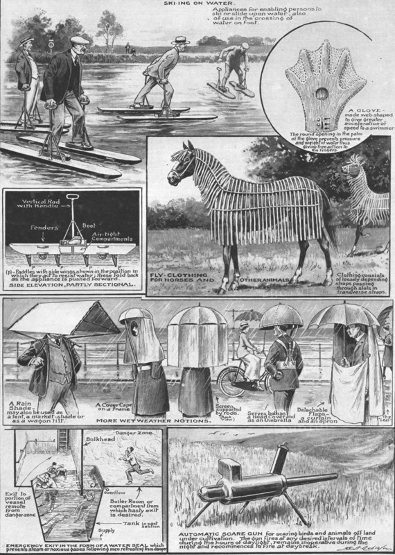 'Curiosities of the Patent Office', 1921. Artist: WB Robinson.
