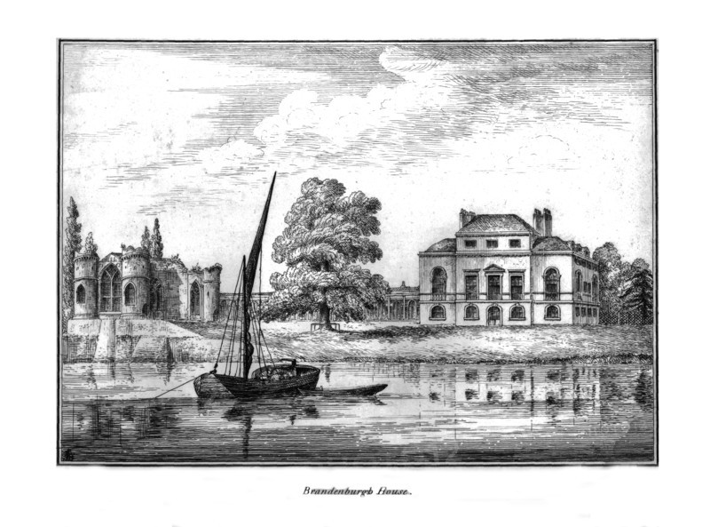 'Brandenburgh House.', c1790, (1795). Artist: Unknown.