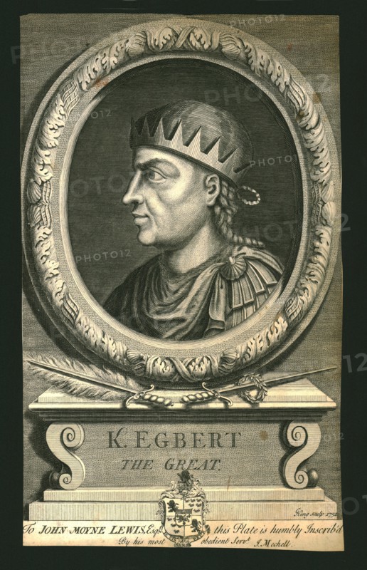 King Egbert The Great, (1732). Artist: G King.