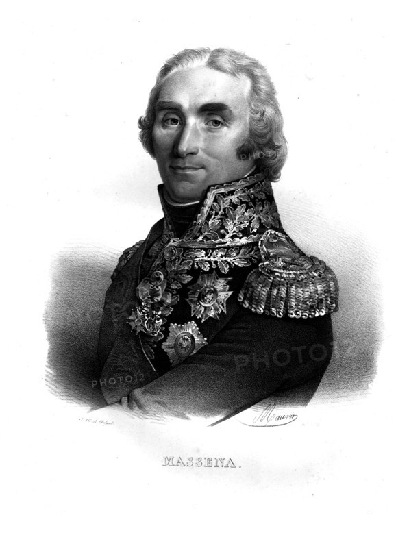 Andre Massena, (c1820). Artist: Maurin.