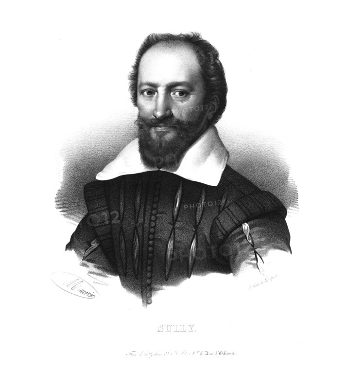 Maximilien de Bethune, Duke of Sully, (c1820s). Artist: Maurin.
