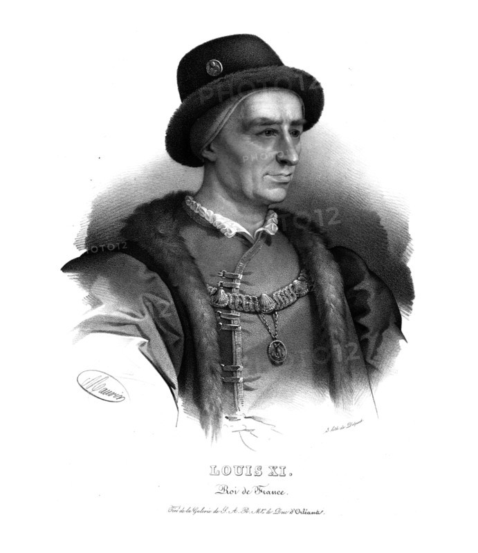 King Louis XI of France, (c1820s). Artist: Maurin.