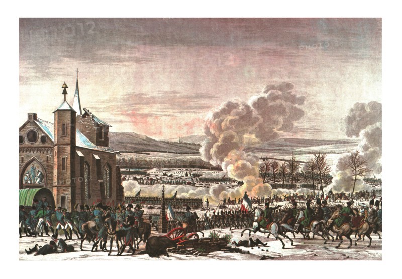 The Battle of Eylau, 9 February 1807, (c1850). Artist: Edme Bovinet.