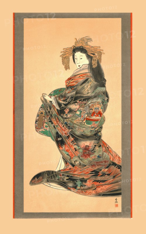 Jigoku Reigan, 19th century, (1886). Artist: Wilhelm Greve.