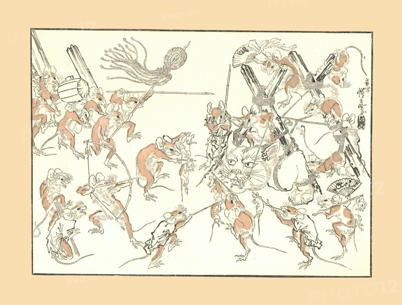 'Retribution, the Rats and the Cat', 1878, (1886). Artist: Unknown.