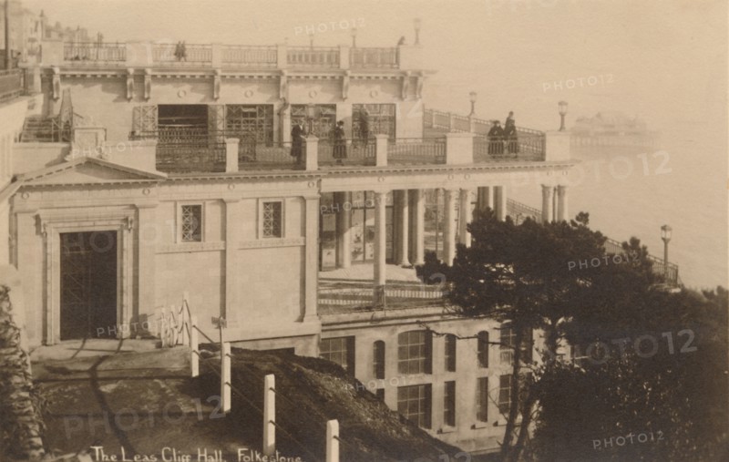 'The Leas Cliff Hall, Folkestone', late 19th-early 20th century. Artist: Unknown.