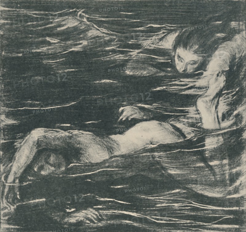 'The Pursuit', 1919. Artist: Charles Shannon.