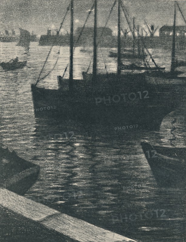 'Le Port', 1919. Artist: CRW Nevinson.