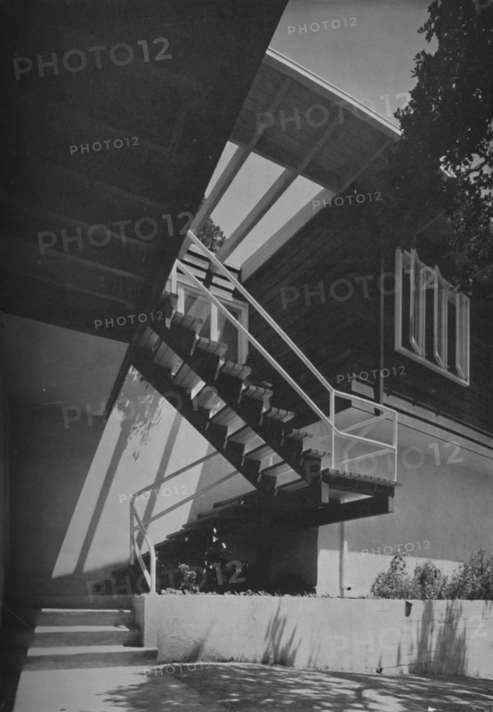 'Exterior - House at Fairfax, California by Francis Ellsworth Lloyd', 1942. Artist: Unknown.