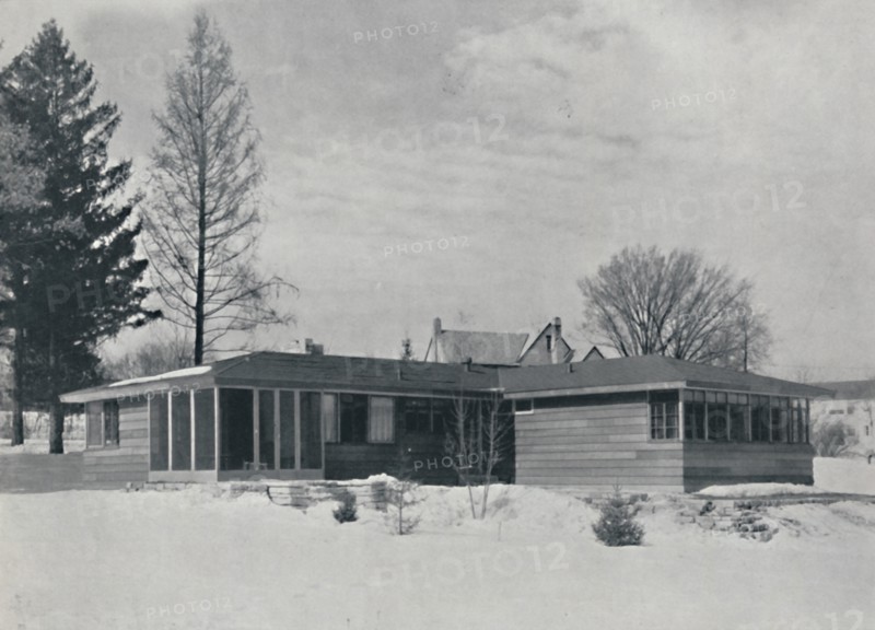 'House at Madison, Wis. By William Kaeser', 1942. Artist: Unknown.