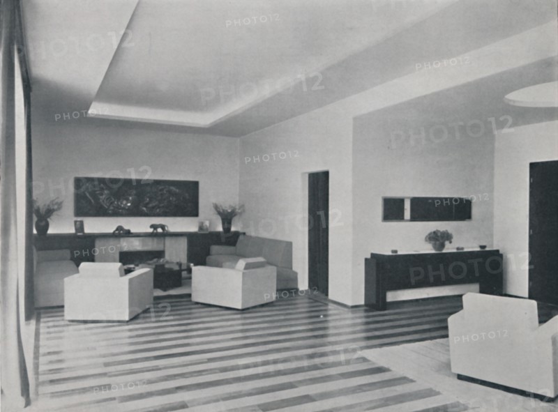'House in Bucharest by Rudolf Frankel - The sitting room', 1942. Artist: Unknown.