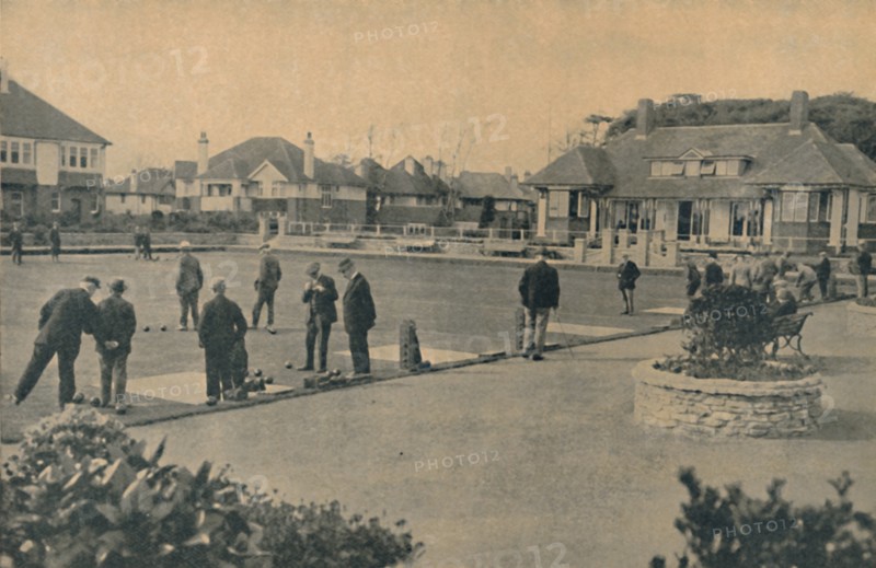 'New Bowling Green, Woodland Avenue, Boscombe', 1929. Artist: Unknown.